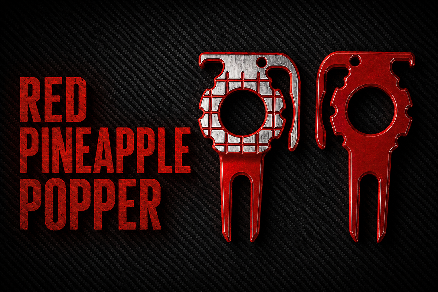 Custom Red Pineapple Popper
