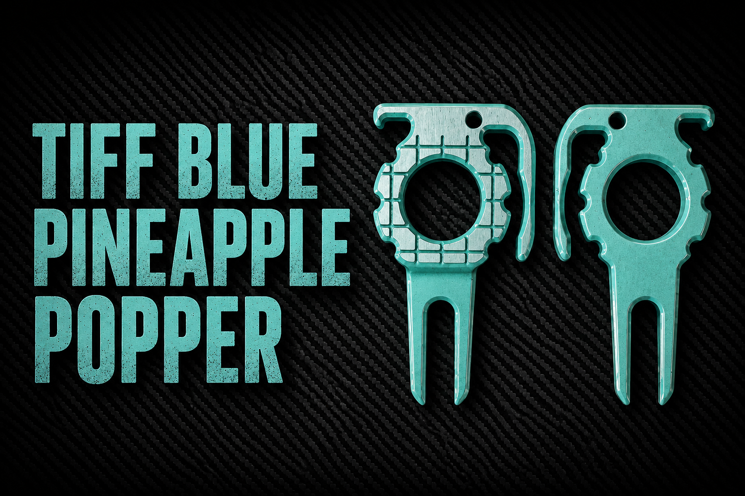Custom Tiffany Blue Pineapple Popper